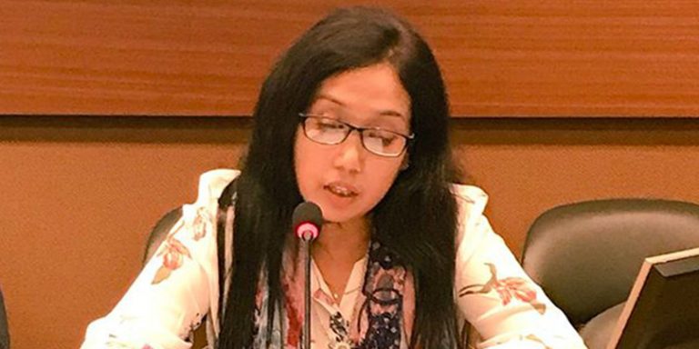 Rasheda-Akhter-delivering-the-statement-on-behalf-of-Child-Rights-Advocacy-Coalition-in-Bangladesh